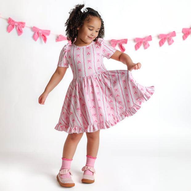 KNOTTY CLASSIC Mary Jane | Pink Gingham