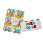 Free to Be Notebook & Pencil Case Set