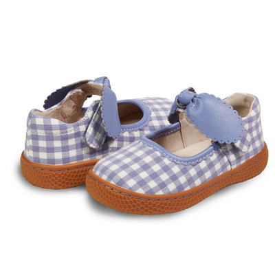 KNOTTY CLASSIC Mary Jane | Denim Gingham