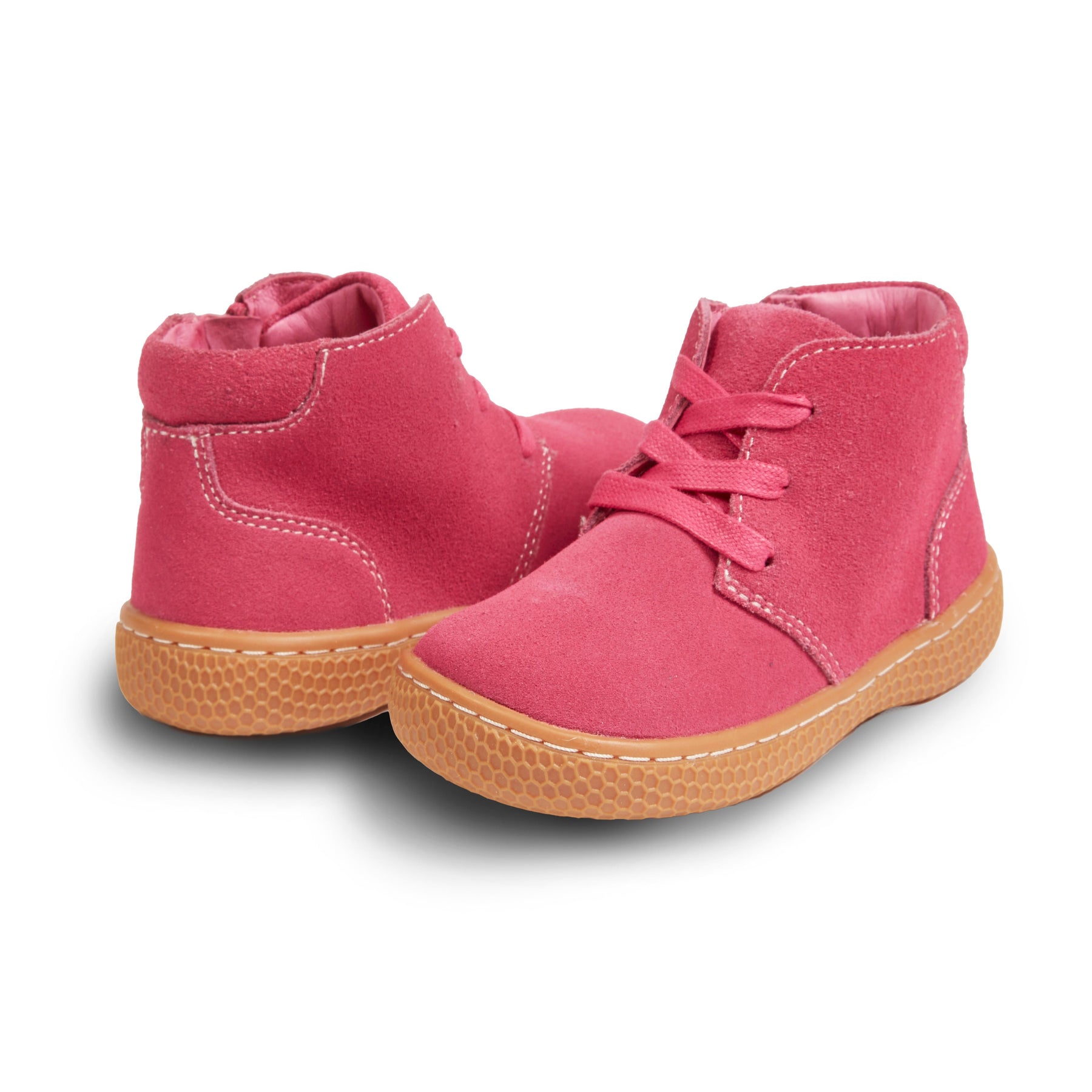 Pink desert boots best sale