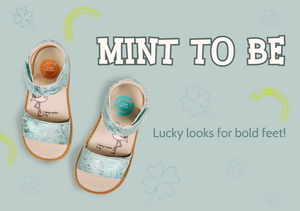 Mint to Be! Lucky looks for bold feet! 