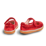 RAVINE ECO Sneaker Mary Jane | Red Rose Shimmer