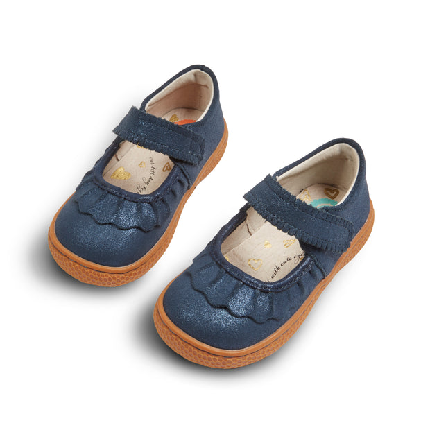 RUCHE CLASSIC Mary Jane | Navy Shimmer