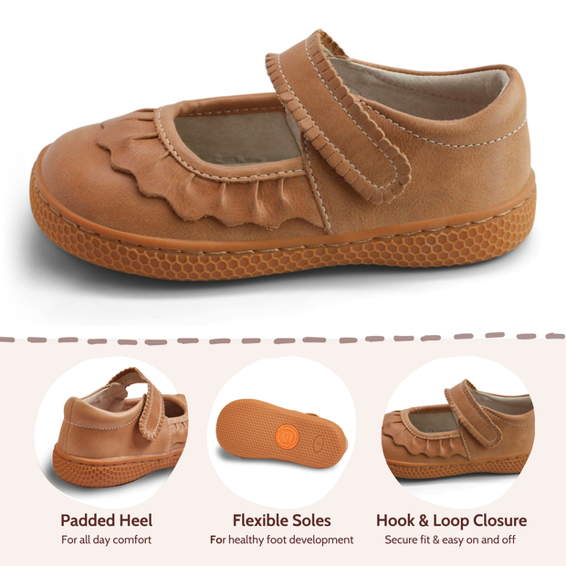 RUCHE CLASSIC Mary Jane | Caramel