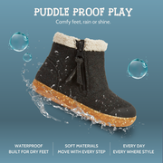 ROOK FLEECE WATERPROOF Ankle Boot | Black