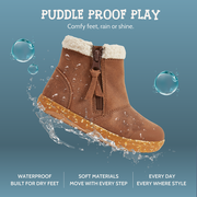 ROOK FLEECE WATERPROOF Ankle Boot | Saddle Tan